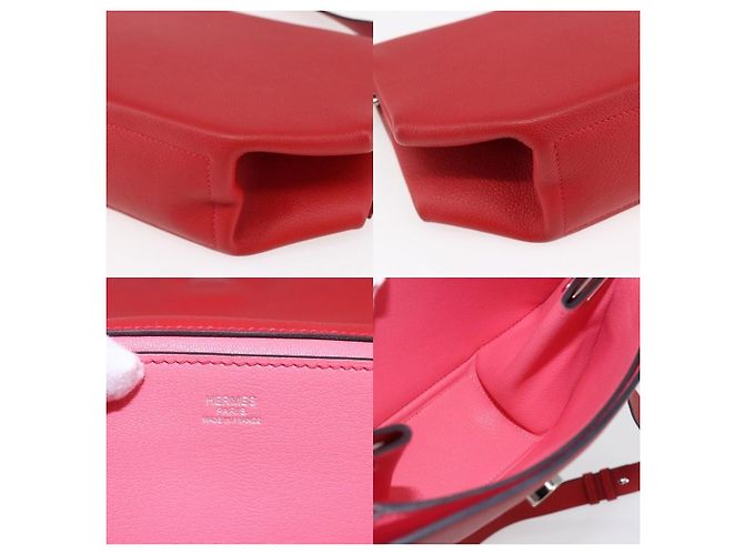Borsa a Spalla Birkin di Hermès Rosso - vista 6