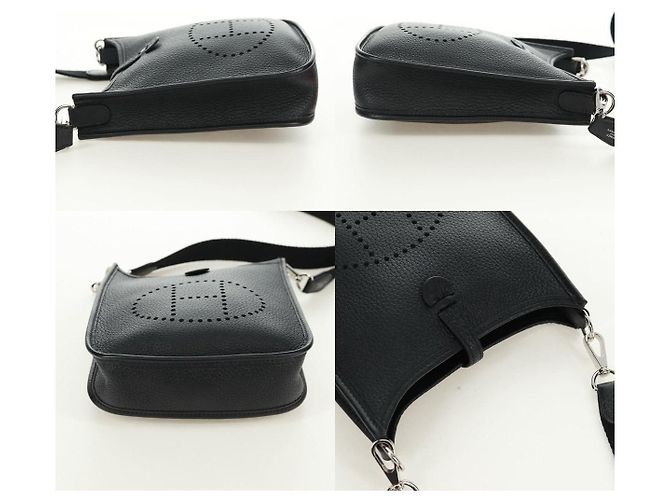 Borsa a Spalla Hermès Evelyn Tpm Nero - vista 3