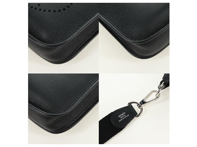 Borsa a Spalla Hermès Evelyn Tpm Nero - vista 6