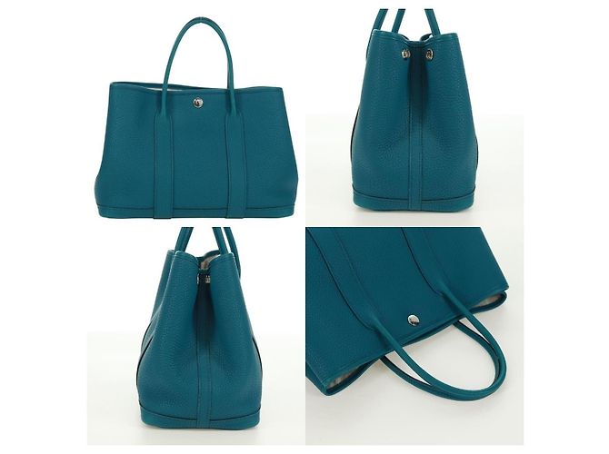 Hermès Borsa Hermes Garden Party Tpm Argento - vista 3