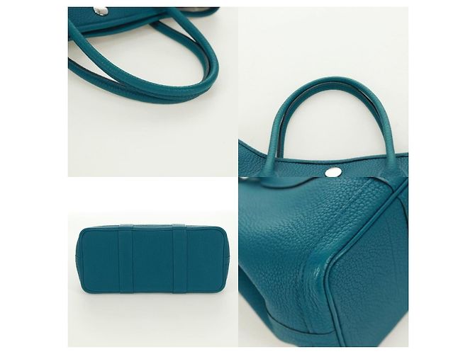 Hermès Borsa Hermes Garden Party Tpm Argento - vista 4