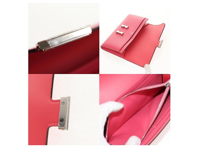 Hermès Cartera Larga Constance Hermes Rosa - vista 4
