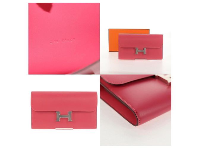 Hermès Cartera Larga Constance Hermes Rosa - vista 5