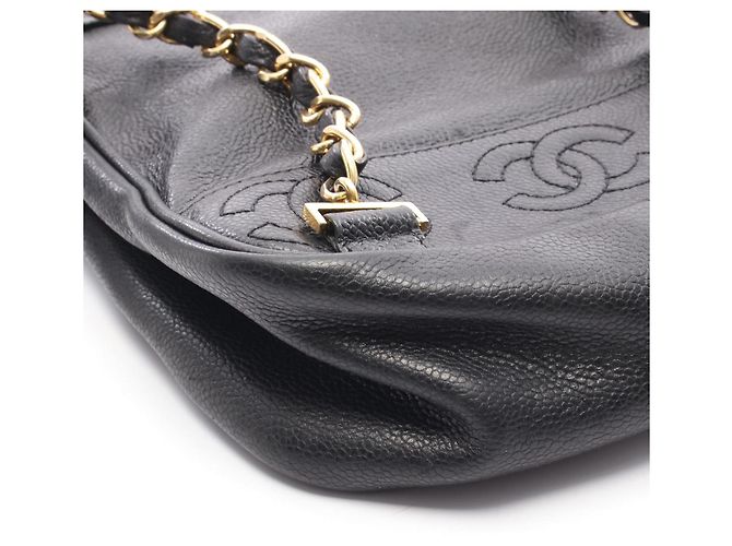 Zaino/borsa Chanel Triple Coco Mark Nero - vista 8
