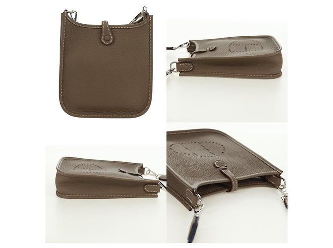 Hermès Borsa a Spalla Hermes Evelyn Tpm Amazon Marrone - vista 3