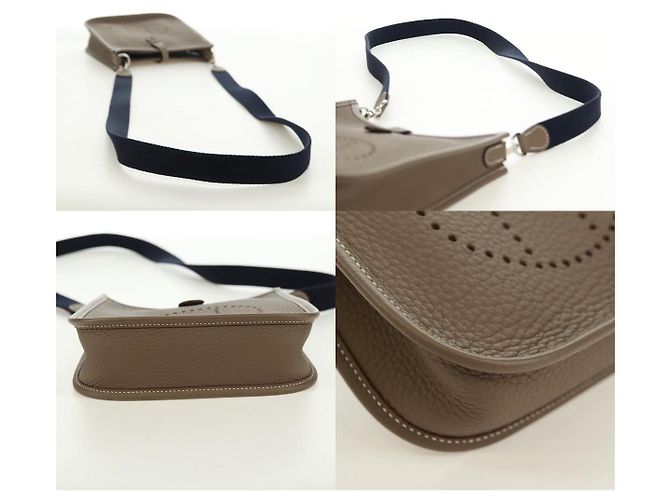 Hermès Borsa a Spalla Hermes Evelyn Tpm Amazon Marrone - vista 4