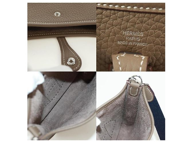 Hermès Borsa a Spalla Hermes Evelyn Tpm Amazon Marrone - vista 6