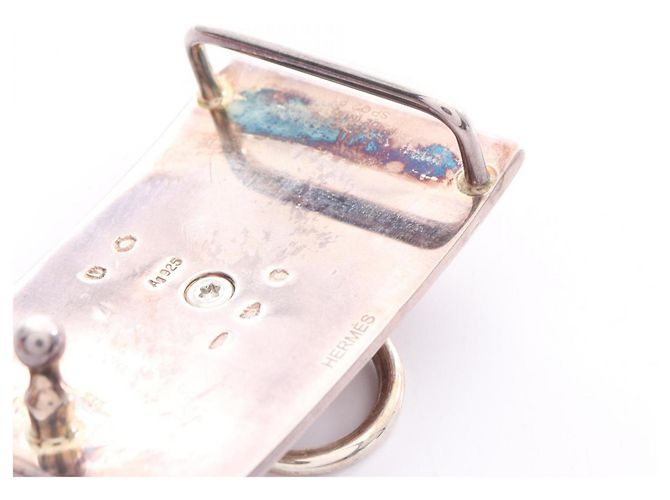 Gürtelbuckle Collier de Chien von Hermès Silber - Ansicht 5