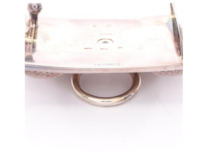 Gürtelbuckle Collier de Chien von Hermès Silber - Ansicht 6