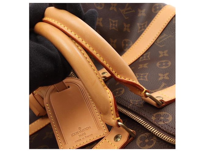 Borsa Boston Keepall 45 Louis Vuitton Marrone Monogramma - vista 12