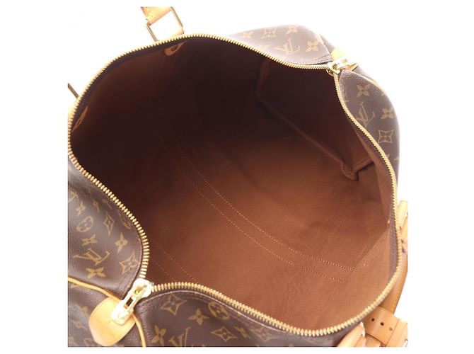 Borsa Boston Keepall 45 Louis Vuitton Marrone Monogramma - vista 3
