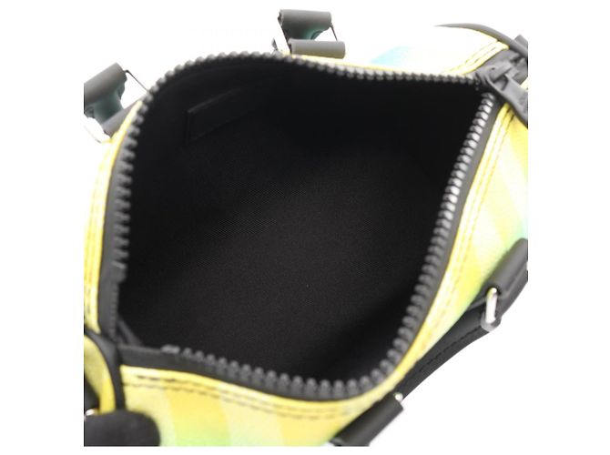 Borsa Keepall XS Louis Vuitton Nero Verde Giallo - vista 3