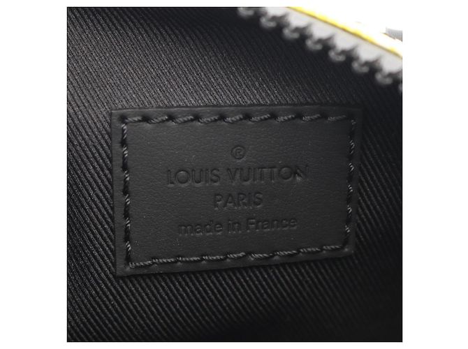 Borsa Keepall XS Louis Vuitton Nero Verde Giallo - vista 4