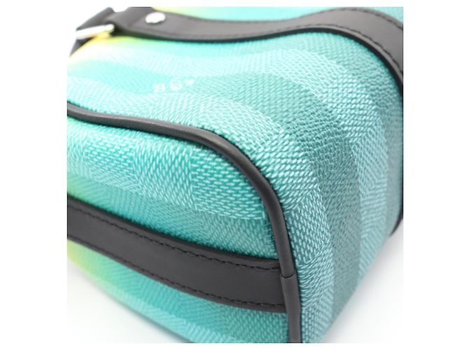 Borsa Keepall XS Louis Vuitton Nero Verde Giallo - vista 6