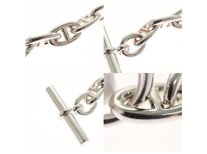 Hermès Pulsera Chaine D'ancre MM Hermes Plata - vista 4