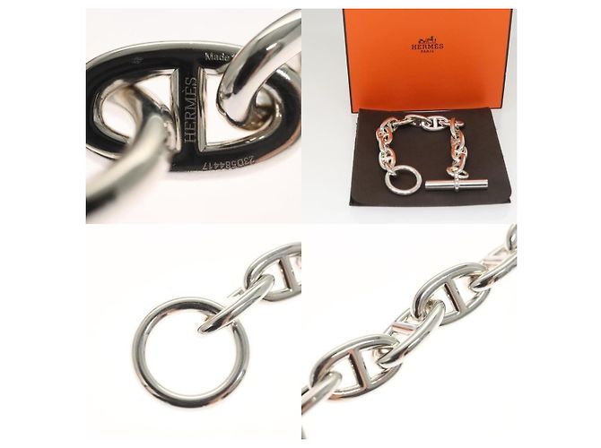 Hermès Pulsera Chaine D'ancre MM Hermes Plata - vista 5
