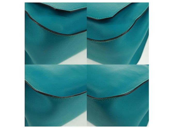 Borsa a Spalla Gypsy Shield 28 di Hermès Blu - vista 6