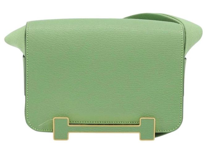 Borsa a Spalla Getashevre di Hermès D'oro - vista 2