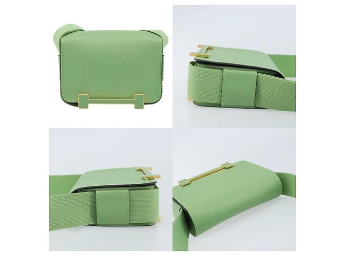 Borsa a Spalla Getashevre di Hermès D'oro - vista 3