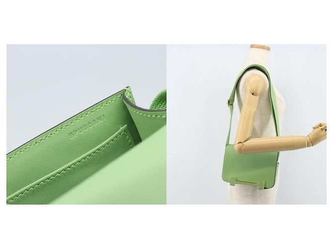 Borsa a Spalla Getashevre di Hermès D'oro - vista 8