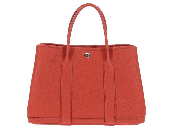 Hermès Borsa Hermes Garden Party Tpm Arancione - vista 2