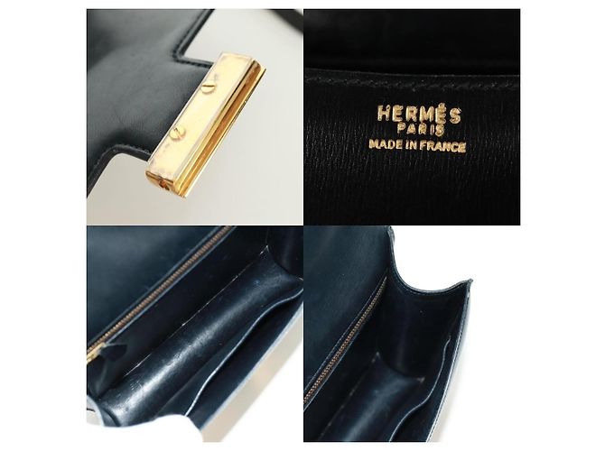 Borsa a Spalla Constance 24 di Hermès Nero - vista 7