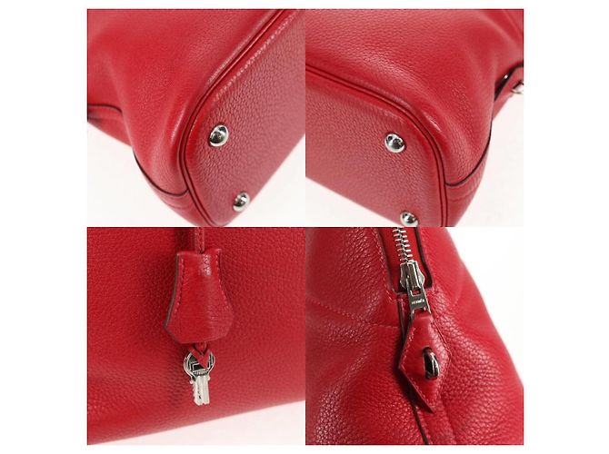Borsa Hermès Bolide 31 Rosso - vista 7