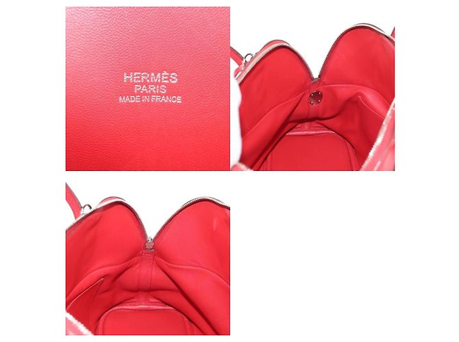 Borsa Hermès Bolide 31 Rosso - vista 8