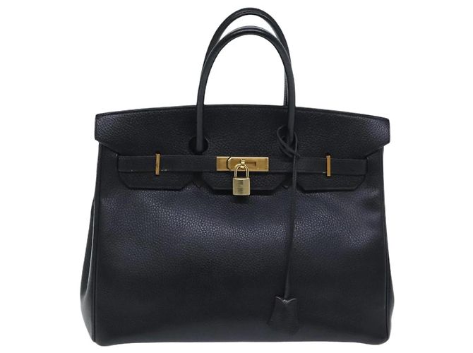 Hermès Birkin 35 Handtasche Schwarz - Ansicht 2