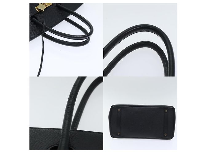 Hermès Birkin 35 Handtasche Schwarz - Ansicht 4