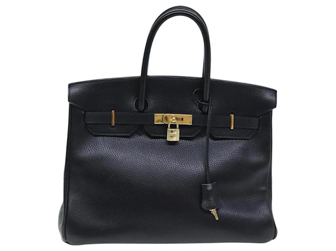 Borsa Hermès Birkin 35 Nero - vista 2