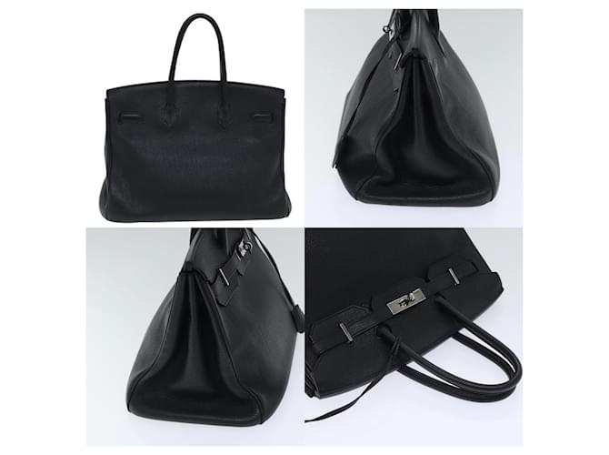 Borsa Hermès Birkin 35 Nero - vista 3