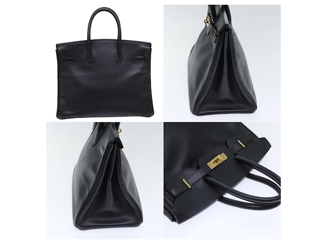 Borsa Hermès Birkin 35 Nero - vista 3