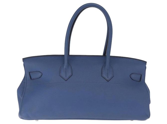 Borsa a Spalla Hermès Birkin 30 Blu - vista 2