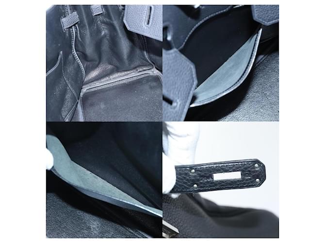 Borsa Hermès Birkin 35 Nero - vista 7