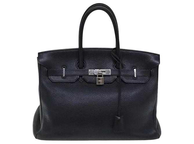 Borsa Hermès Birkin 35 Nero - vista 2
