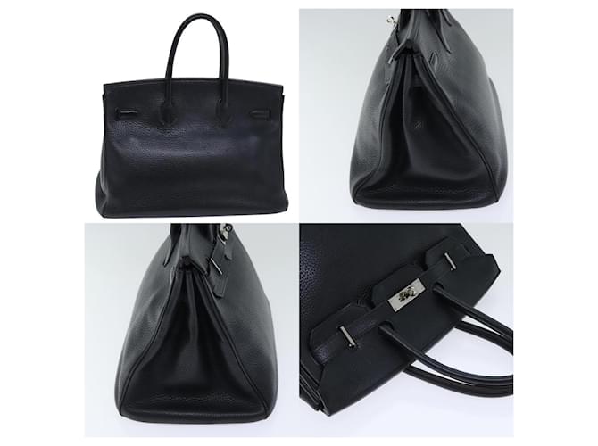 Borsa Hermès Birkin 35 Nero - vista 3