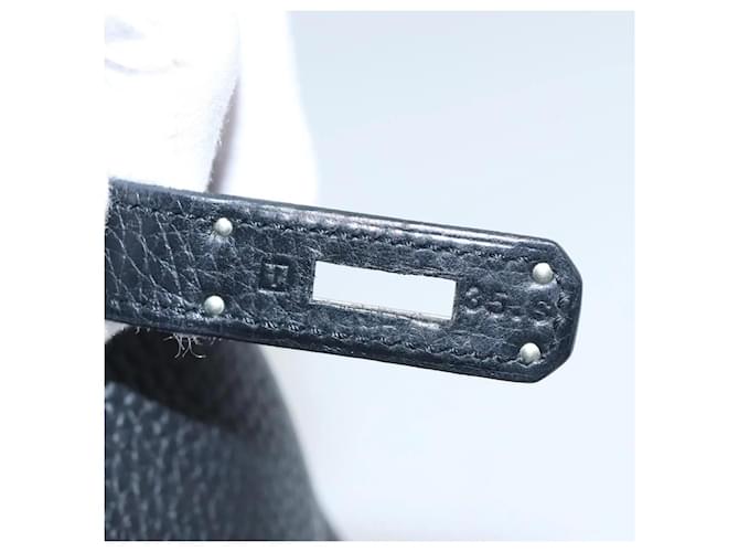 Borsa Hermès Birkin 35 Nero - vista 7