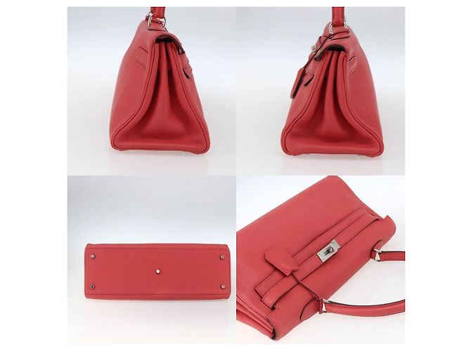 Borsa a Spalla Hermès Kelly 40 Rosa - vista 3