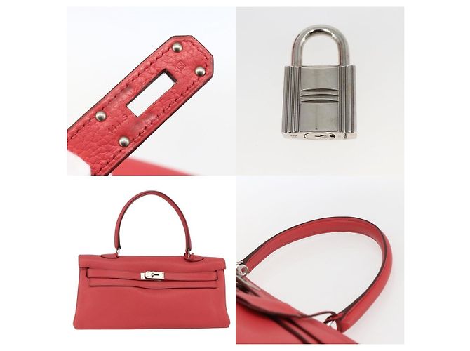 Borsa a Spalla Hermès Kelly 40 Rosa - vista 5