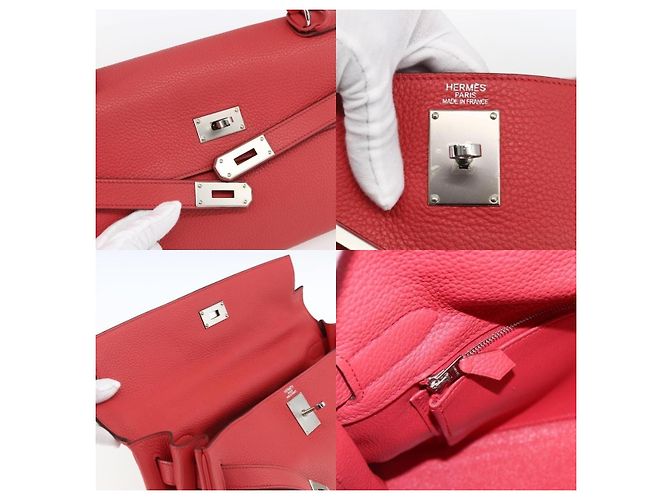 Borsa a Spalla Hermès Kelly 40 Rosa - vista 7