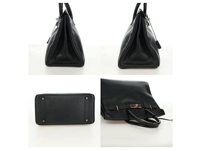 Borsa Hermès Birkin 35 Nero - vista 3