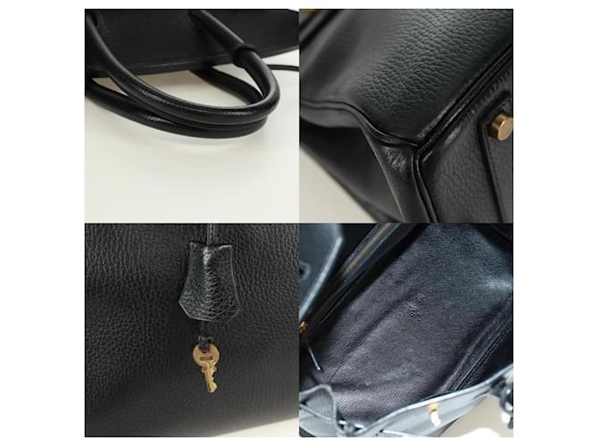 Borsa Hermès Birkin 35 Nero - vista 4