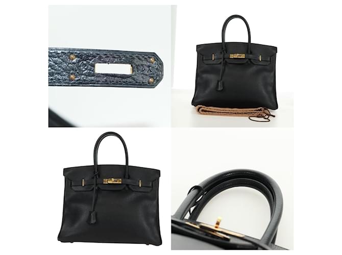 Borsa Hermès Birkin 35 Nero - vista 5