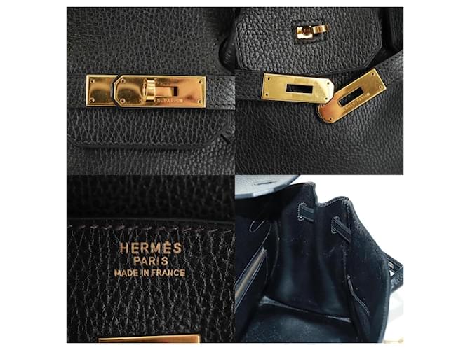 Borsa Hermès Birkin 35 Nero - vista 7