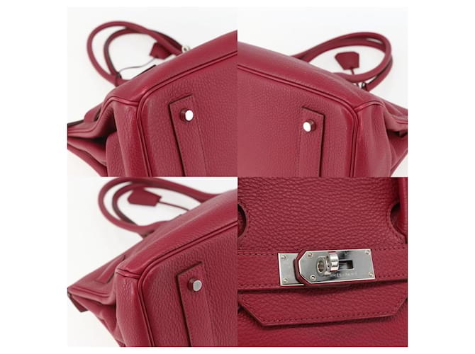 Borsa Hermès Birkin 45 Rosso - vista 6