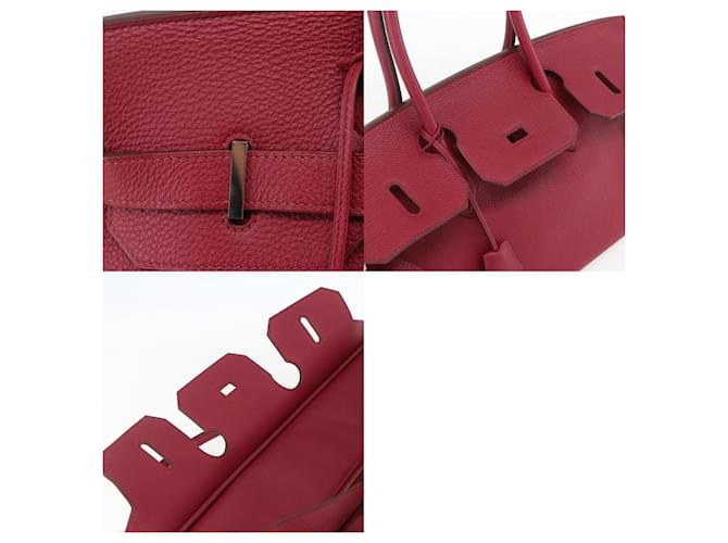 Borsa Hermès Birkin 45 Rosso - vista 8