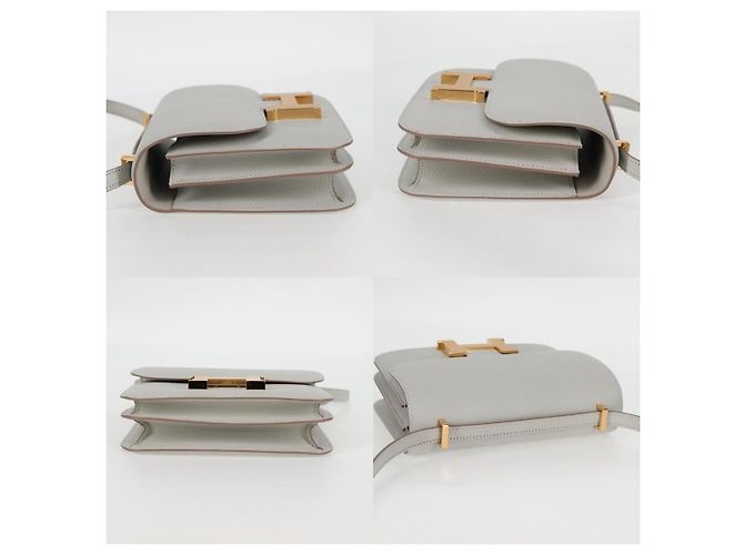 Borsa a Spalla Constance 3 Mini di Hermès Bianco - vista 3