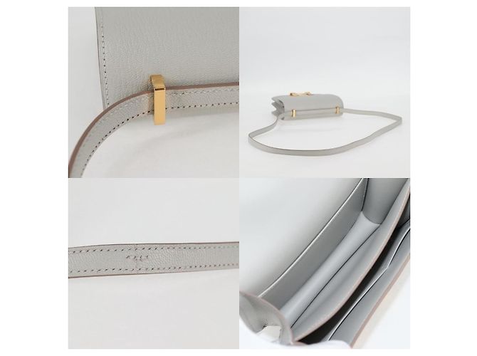 Borsa a Spalla Constance 3 Mini di Hermès Bianco - vista 4