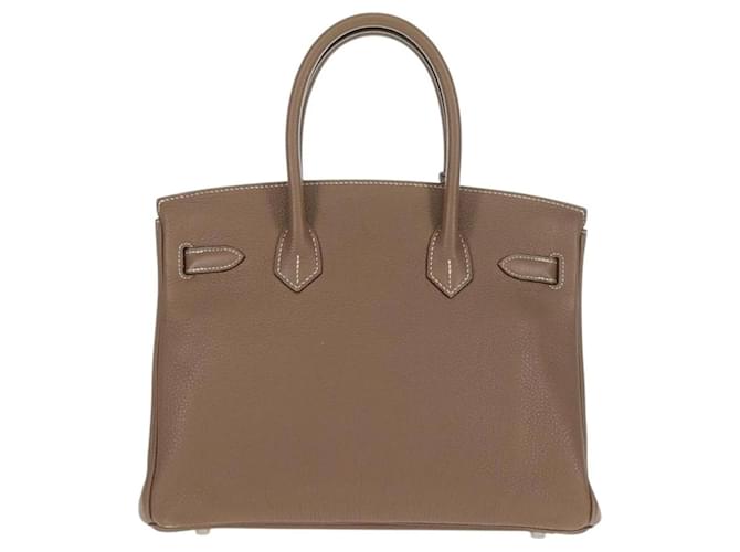 Borsa Hermès Birkin 30 Argento - vista 2